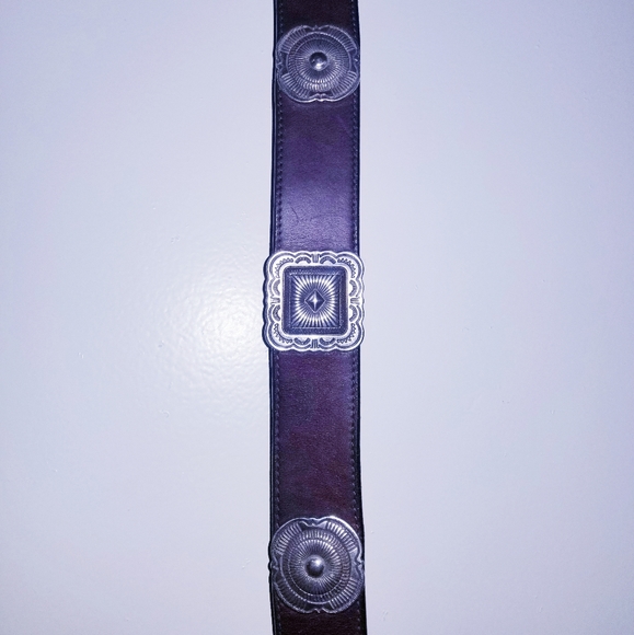 Vintage Brighton Brown Leather Belt - Picture 3 of 8